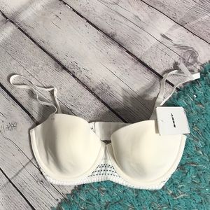 DKNY Classic Cotton Lace Balconette bra